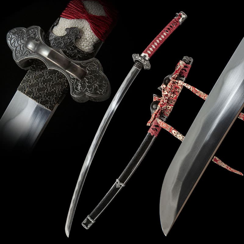 Foreign trade high-end handmade Japanese sword strong anti-tachi samurai Iai sword integrated sword collection Tachi unedged