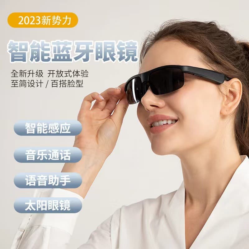 Cross-border Hot-Selling M6Pro Smart AI Translation Bluetooth Glasses with Outdoor Bone Conduction Audio and Sunglasses