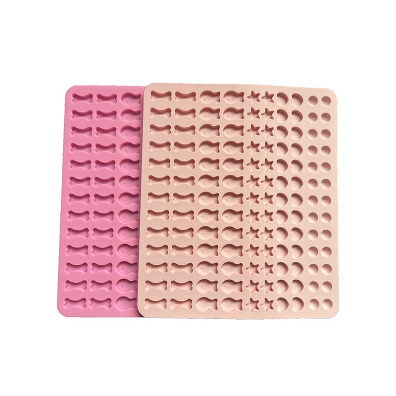 Mini 5-Piece Assorted Silicone Biscuit Mold Bone Dog Snacks Mold Chocolate Pet Treats