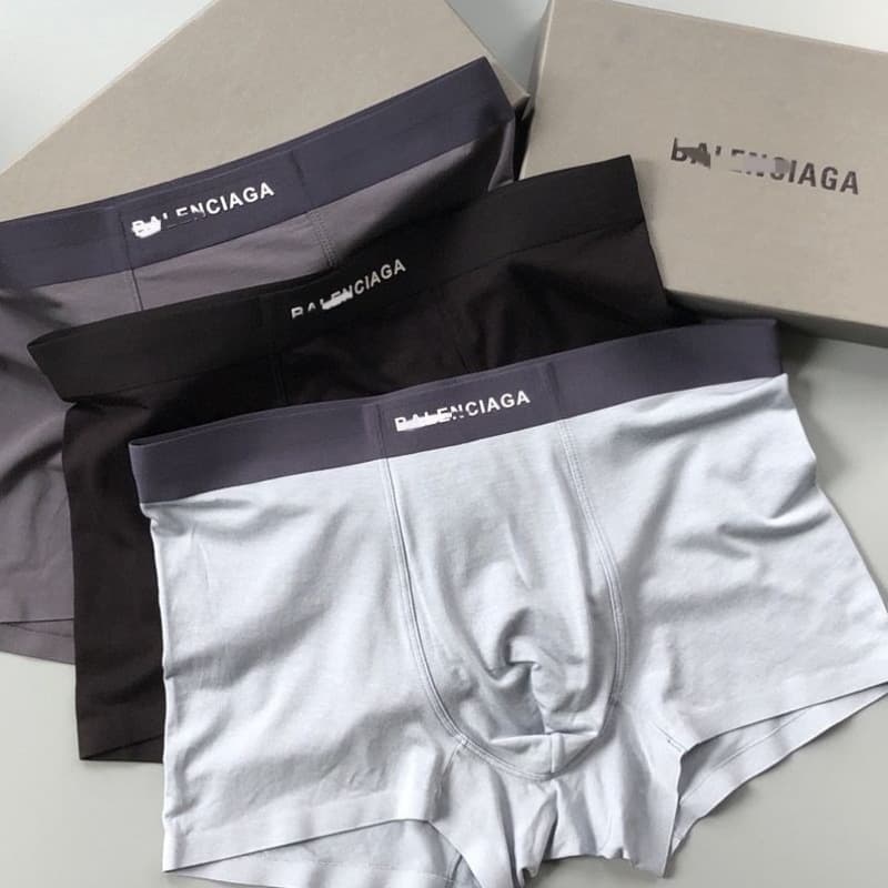 Brand Men's Underwear Wholesale Seamless Breathable Antibacterial Skin-friendly Paris Underwear Large Size Four-corner Flat Briefs Boxers