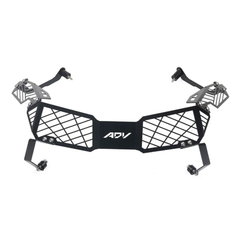 For HONDA ADV150 Motorcycle Modification Front Headlight Protective Cover Headlight Guard Decorative Mesh