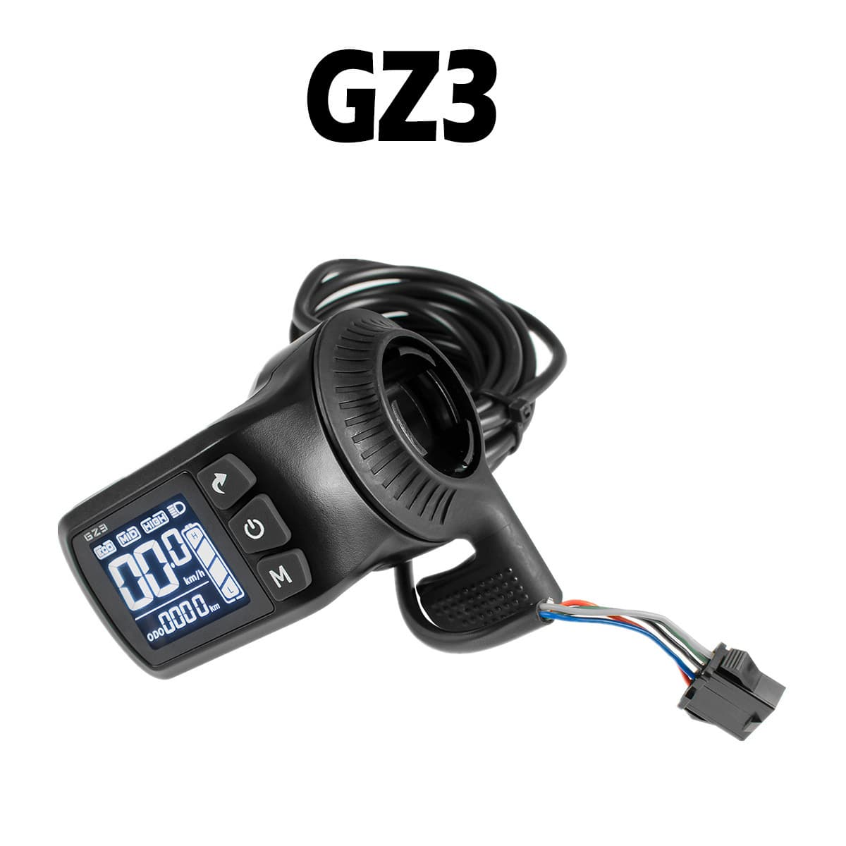 Bicycle Mountain Bike Lithium Power-Assist Modification Accessories GZ3 LCD Display 24V36V48V Standard Connector