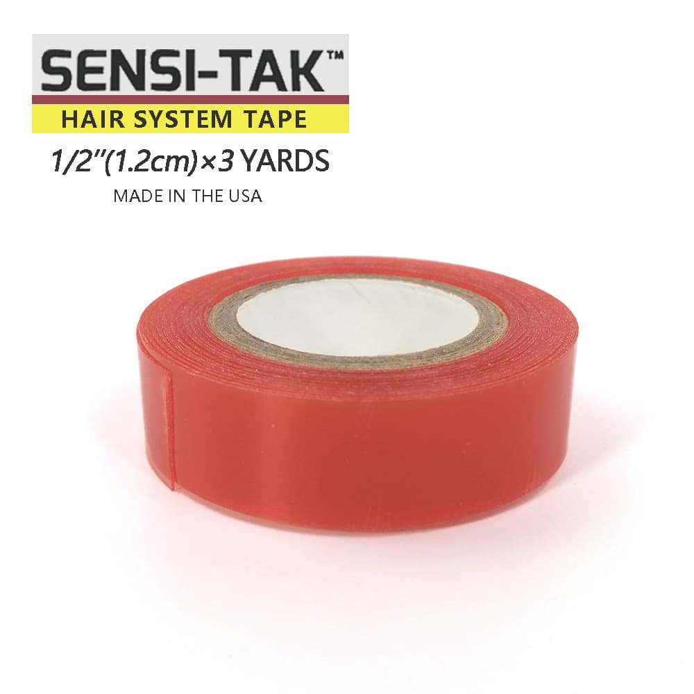 American Red Glue Sensi-Tak Wig Hair Extension Double-Sided Film Biological Skin Glue 1.2cm*3 Yards