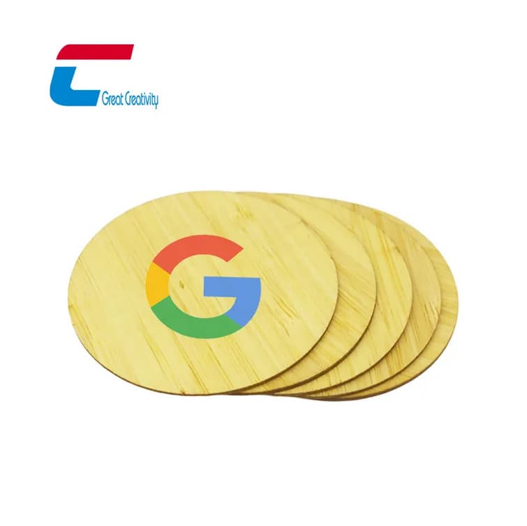 Google Review Card NTAG213 Google Review Wood Card Bamboo Wood Cherry Wood Review Card