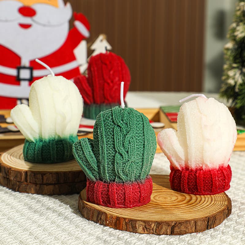 Cute Christmas Wool Gloves, Scented Candles, Christmas Eve Gifts, Ornaments, Simulated Photo Souvenirs