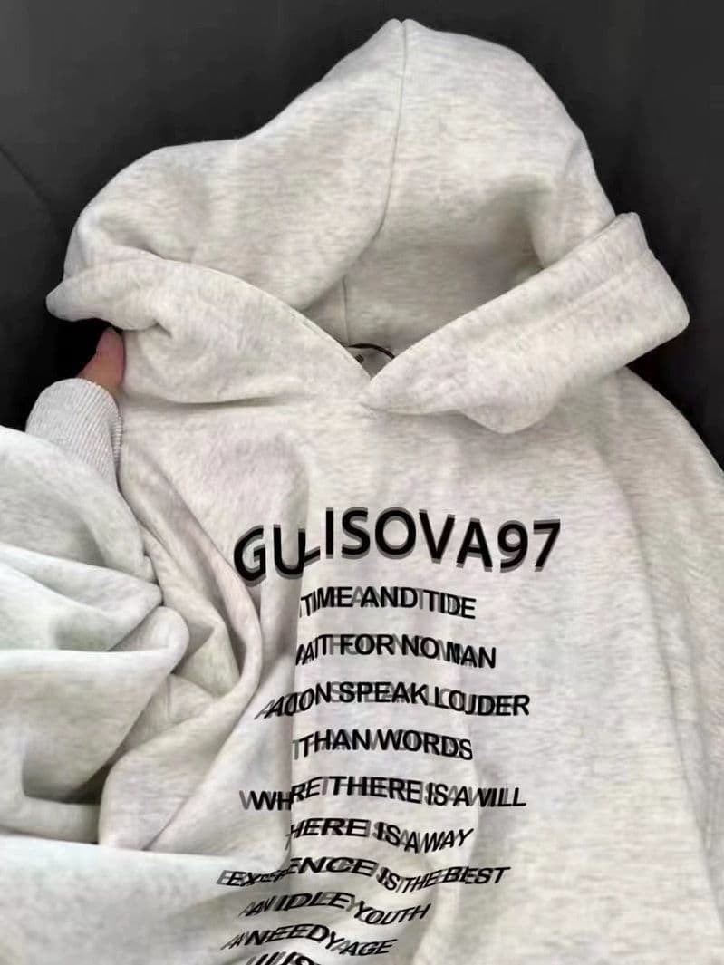 Dopamine Cotton Long Sleeve Children's Hooded Sweatshirt Autumn/Winter American High Street Loose Fleece-Lined Niche Jacket Hoodie Boys