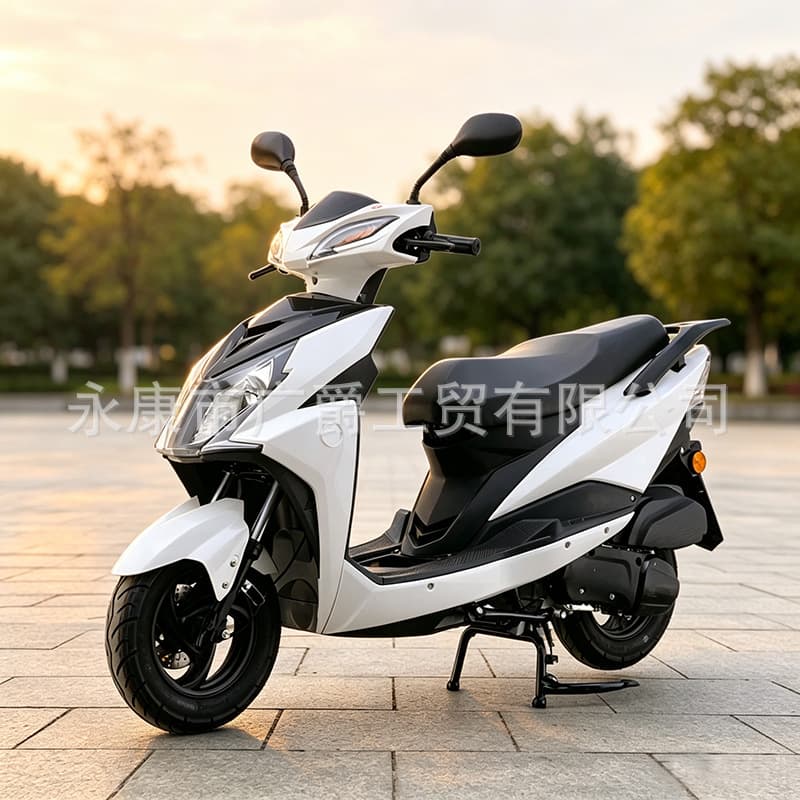 New Shangling Pedal Motorcycle 125cc Fuel Two-Wheel Adult Scooter Direct from Factory