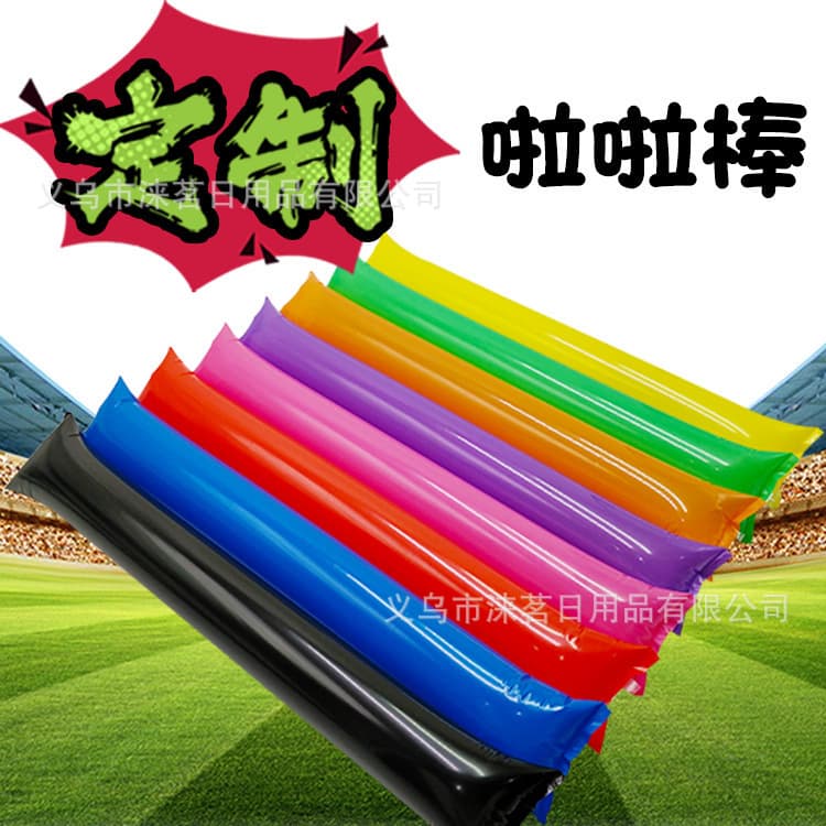 Factory Direct Custom Cheer Sticks with Printed LOGO, Support and Cheer for Concerts, Happy Sticks, Inflatable Sticks, Advertising Customization