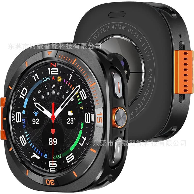 Suitable for Samsung Watch Case iWatch 47mm Metal Alpine Ultra Hollow Protective Case Anti-Fall Protective Case
