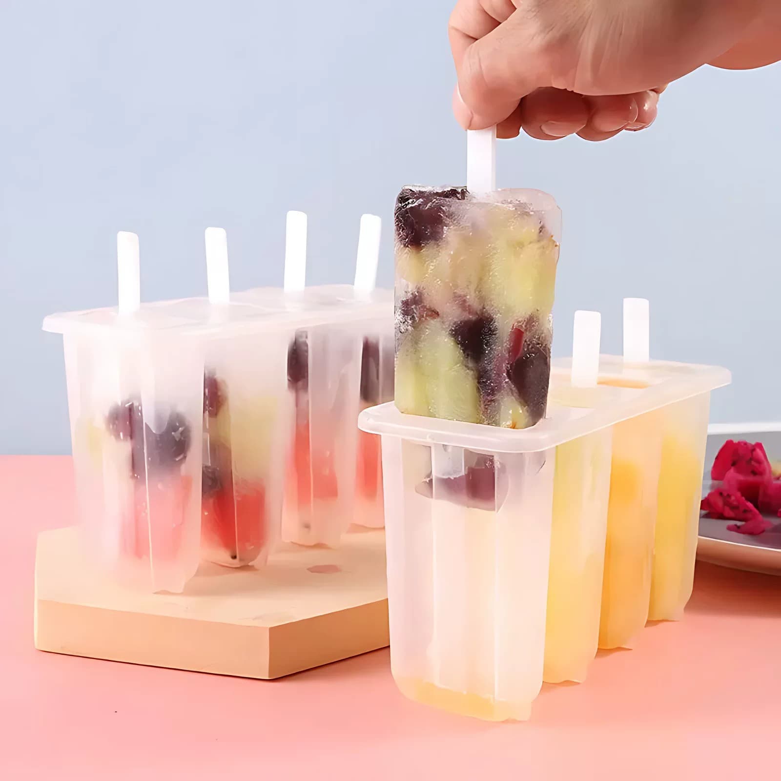 Ice Pop Mold for Home Use - DIY Ice Cream, Popsicle, Ice Cube, Ice Block, Ice Grid, Self-Made Mold