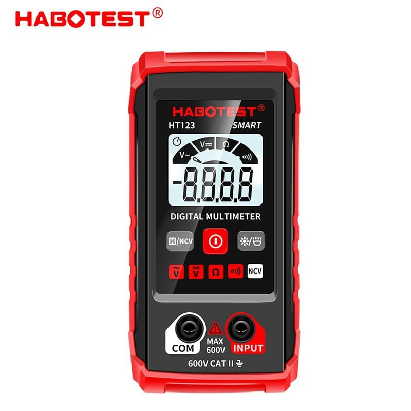 HUABO HT123 Fully Automatic Digital Multimeter, Mini Size with Auto-Ranging for Cross-border Maintenance
