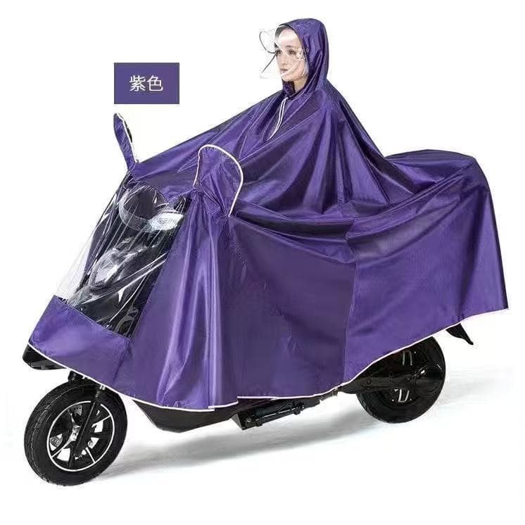 Electric vehicle raincoat, extra-large raincoat, thickened motorcycle tandem/single rider electric scooter drop shipping