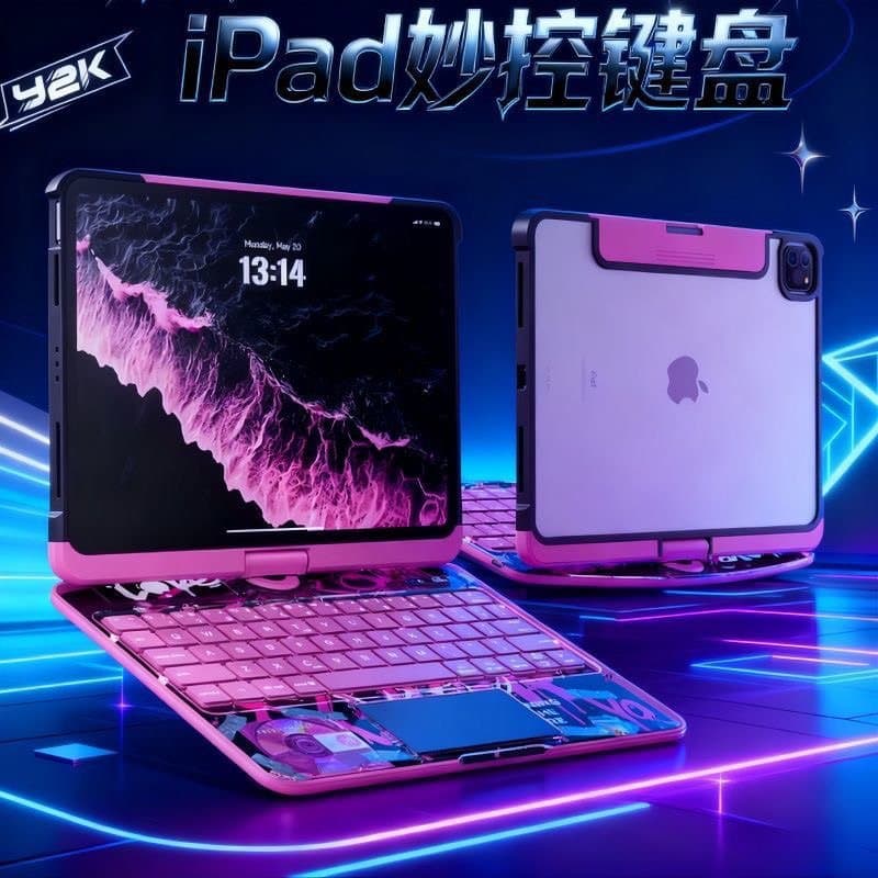 2026 iPad Magic Keyboard Y2K Is Suitable for Apple Tablet Pro 11-Inch 360-Degree Rotating Integrated Air76 Bluetooth