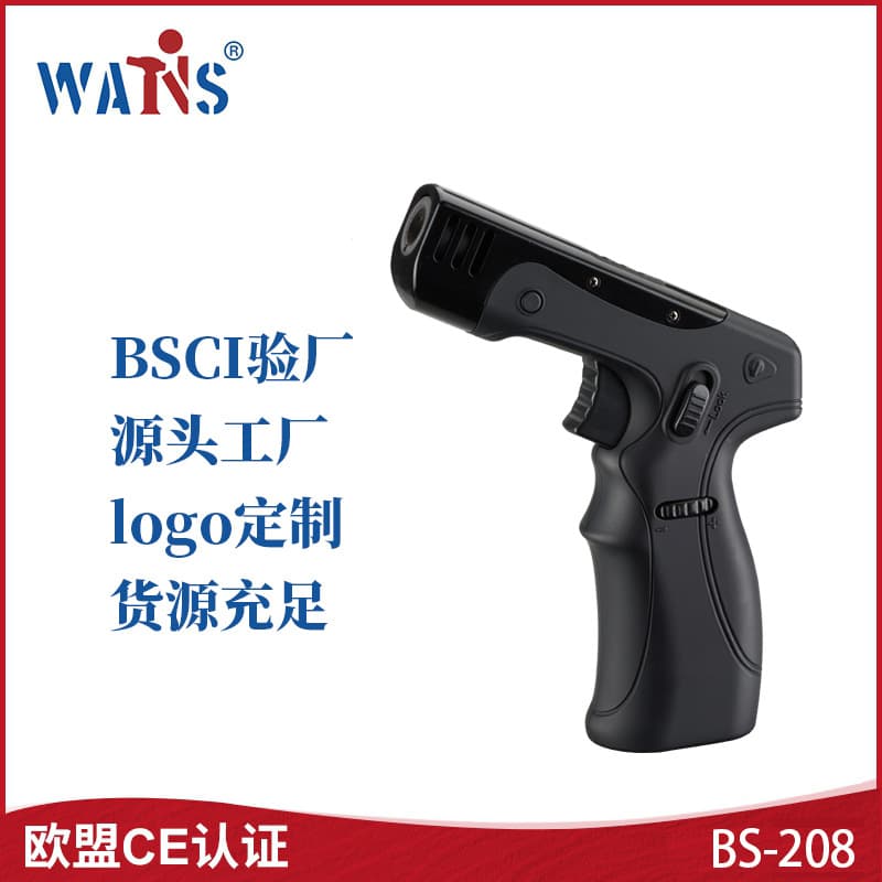 Wansheng Factory Direct Portable Butane Micro Jet Flame Lighter Cigar Lighter