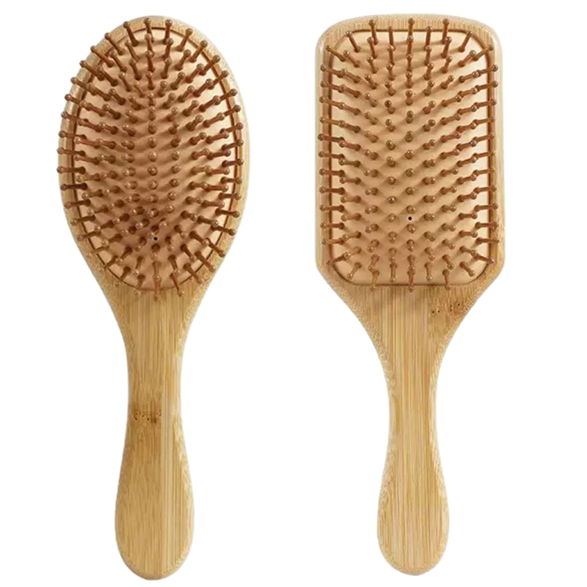 Bamboo Large Paddle Cushion Hairbrush Smooth Straight Hair Styling Massage Air Cushion Comb Wholesale