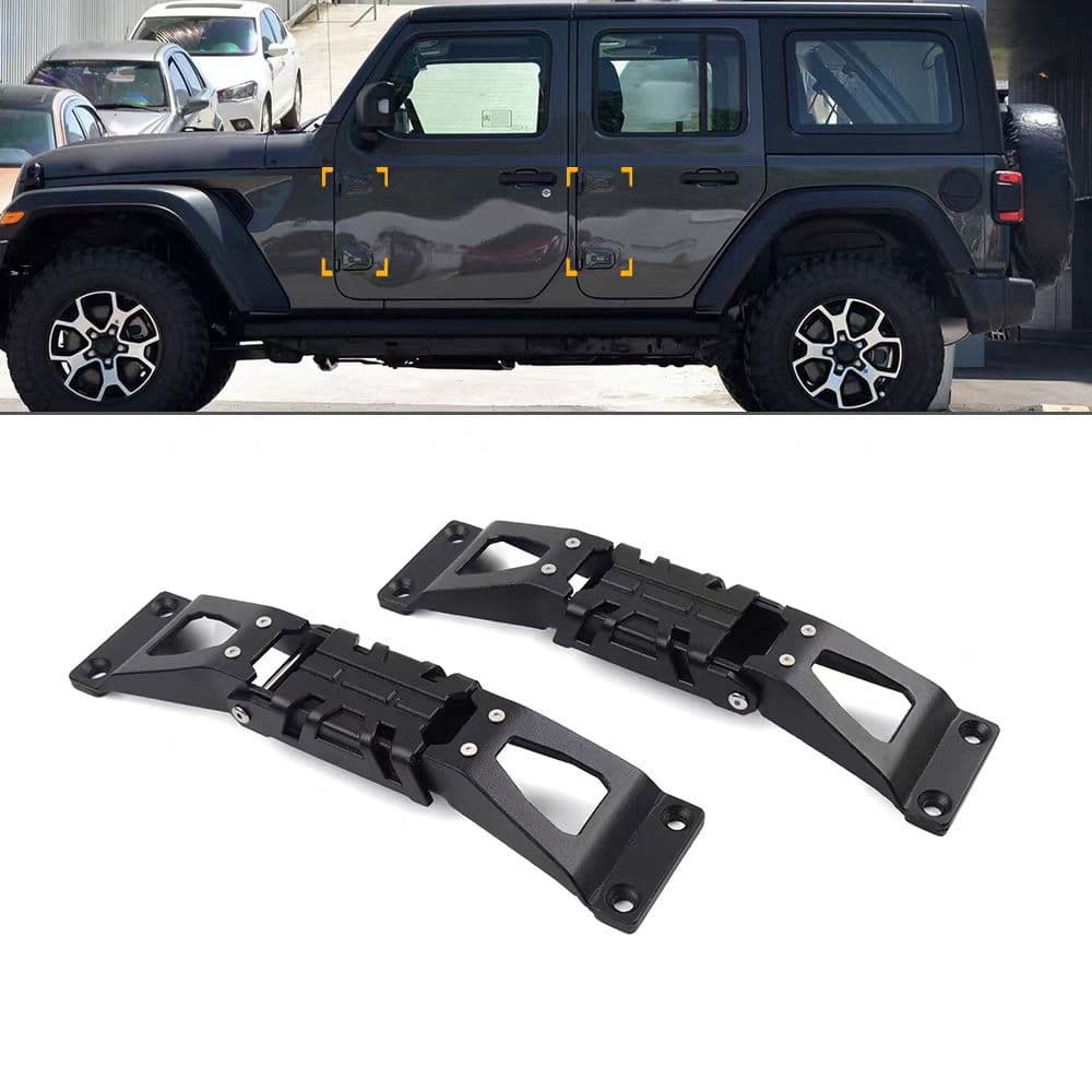 Cross-border Side Step Ladder Compatible with 07-24 Jeep Wrangler Door Entry Pedal JK JL Wrangler Running Board