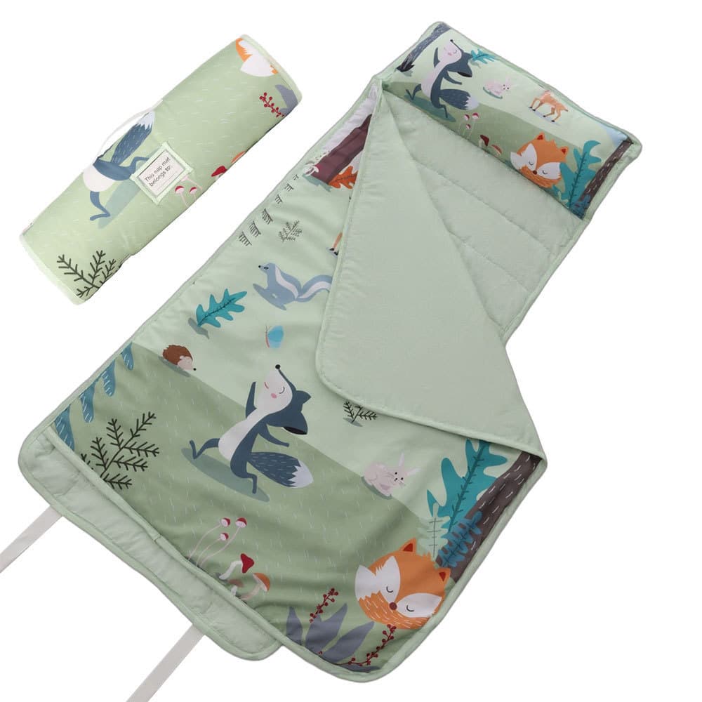 Cross-border hot selling foldable children's nap mat kindergarten nap bed quilt travel portable mattress source factory