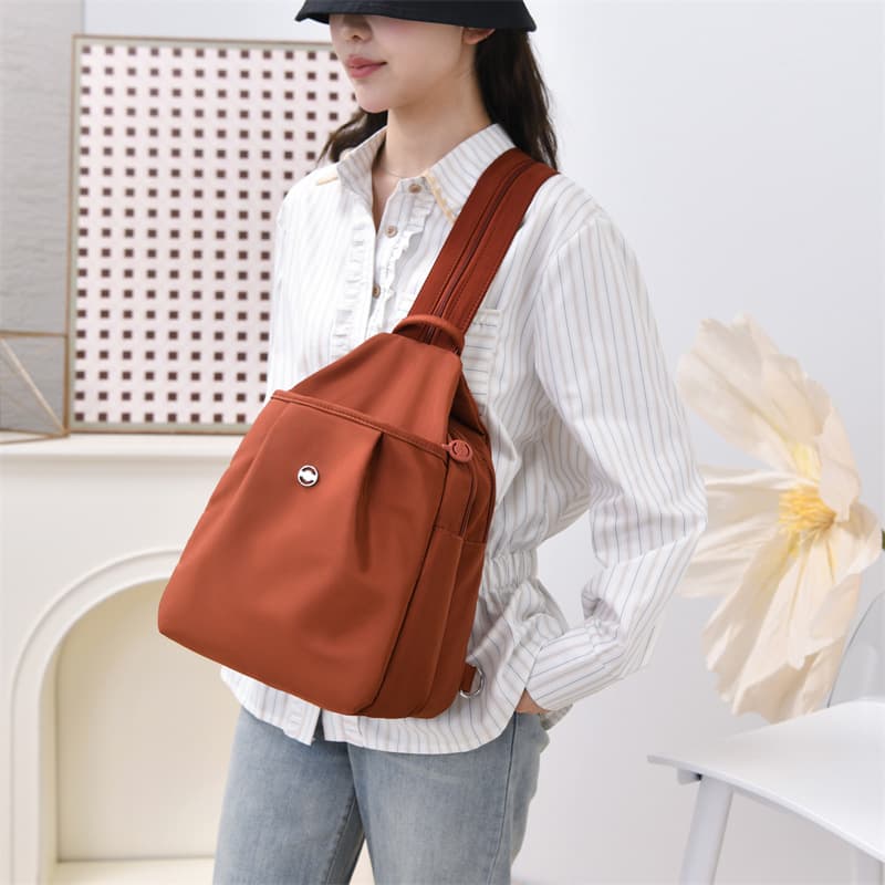Outdoor Sports Backpack Foreign Trade Large Capacity Chest Bag Crossbody Bag Travel Bag Women's School Bag 2026 New Style Backpack