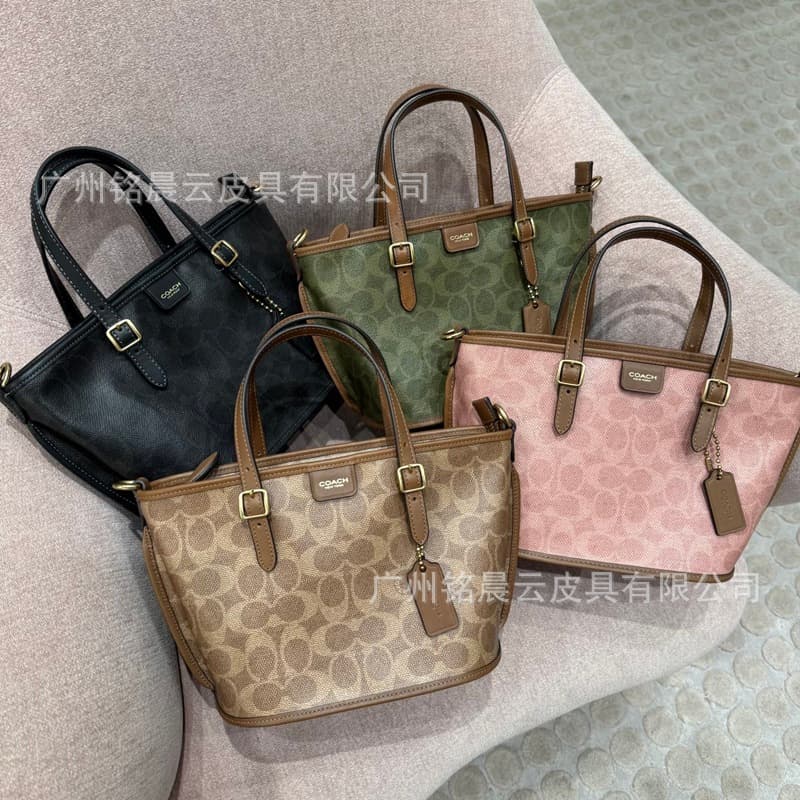 Kou C's new taxi tote bag, retro portable vegetable basket, shoulder commuter shopping bag, crossbody tote bag for women