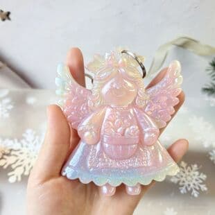 S2479 Angel Little Girl C Decorative Cement Plaster Mold DIY Silicone Mold