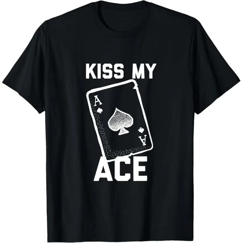 【Cross-Border European Code】Funny Poker Kiss My Ace Poker Cards Spades