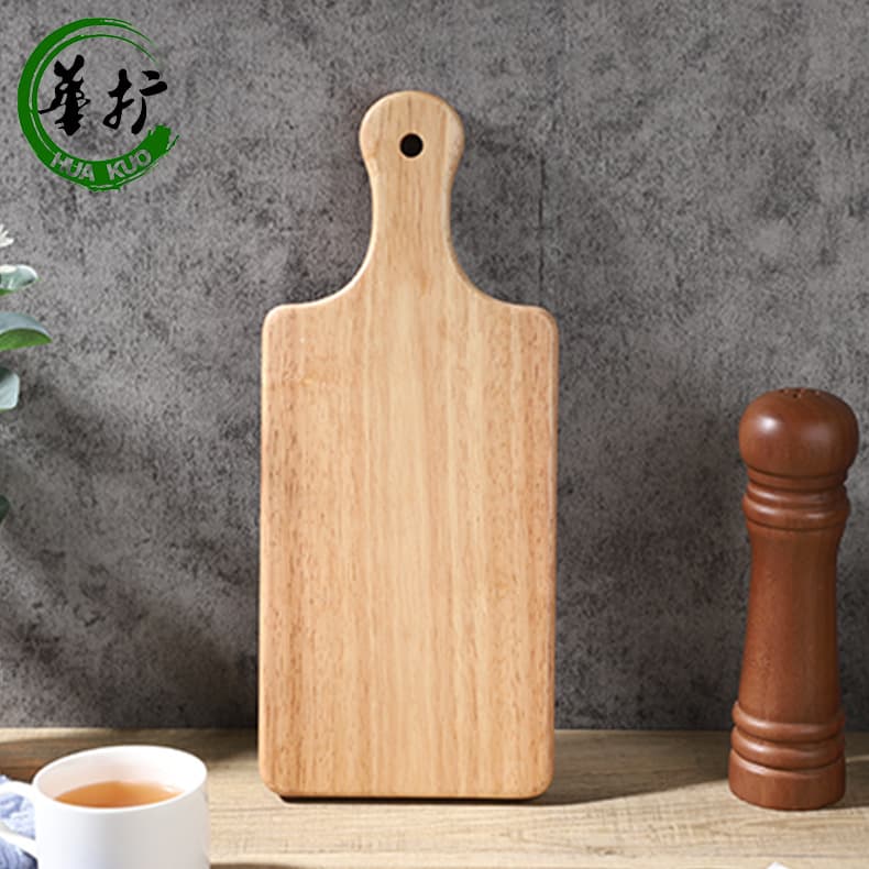 Rubber Wood Cutting Board Kitchen Chopping Board for Home Restaurant Bread Cutting Board Fruit Pizza Wooden Cutting Board