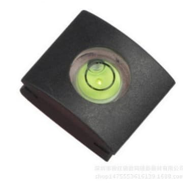 Universal Camera Hot Shoe Bubble Level and Protective Cover, Soft Rubber Dustproof and Waterproof Balance for DSLR/Mirrorless