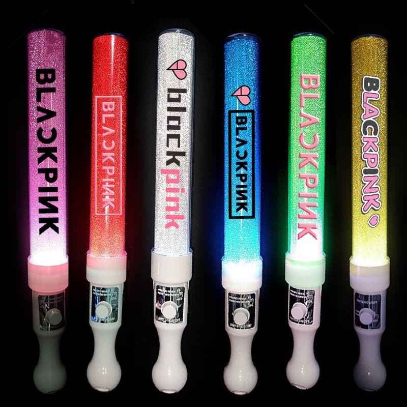 New Star Fan Support Stick Concert Cheering Light-Up LED Flash Stick LOGO Glow Stick Round DIY