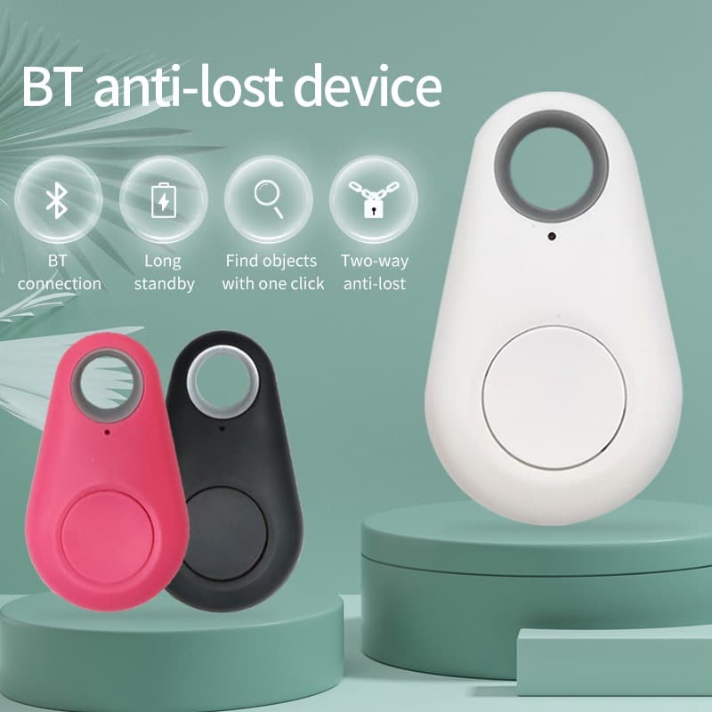 Bluetooth Tracker Smart Bluetooth Locator Waterdrop Bidirectional Anti-Loss Device Phone Finder Pet Child