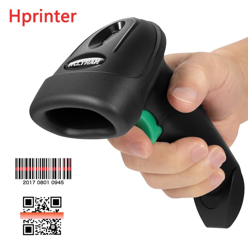 N2 Series New Wireless Barcode Scanner for Supermarket Checkout, Bluetooth QR Code Scanner, Express Logistics Special Scanner