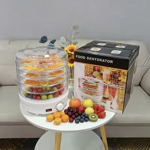 5-Layer Dehydrator Pet Food Dryer Fruit and Vegetable Dehydrator Snack Dried Fruit Machine Small Food Dehydrator