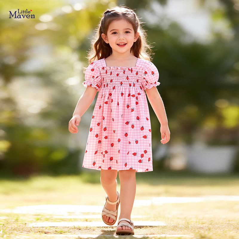 Cross-border wholesale girls' dresses, European and American style children's dresses, cute baby dresses drop shipping