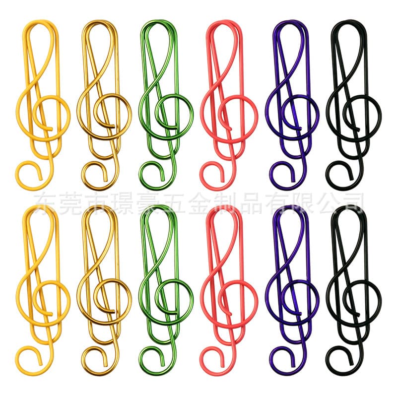 Musical Notes, Colorful Paperclips, Kuromi, Cinnamon, Dog Paperclips, Airplane Cat, Sanrio Paperclips, Crayon Shin-chan Paperclips
