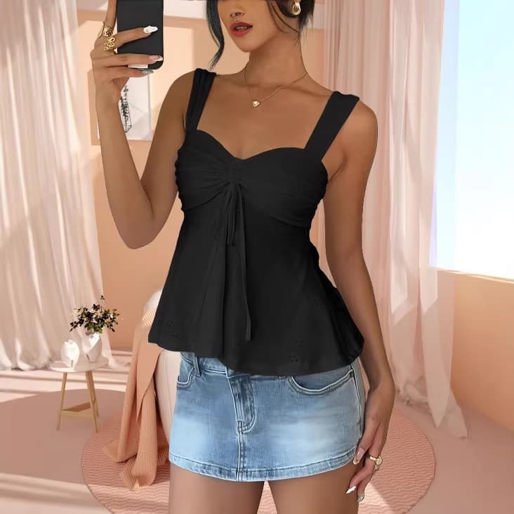 2026 Summer New Women's Spicy Sexy Camisole Top for TikTok Cross-Border