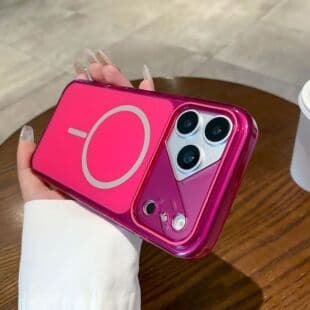 Frosted Magnetic Phone Case for iPhone 17 Pro Max, Anti-Drop, Niche Protective Cover for iPhone 16, 15
