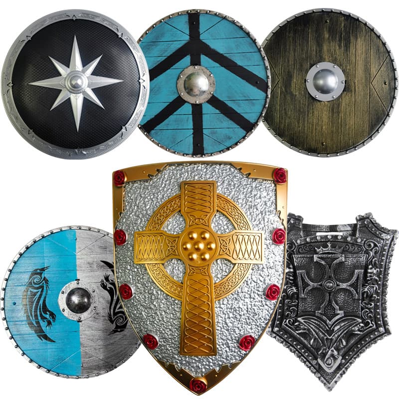 Cross-border adult Viking shield Roman sword spear Halloween Christmas stage performance parent-child play props