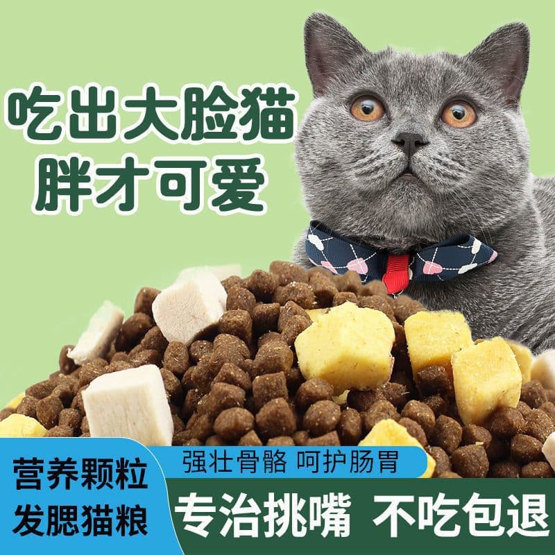 Complete grain-free cat food, suitable for stray cats, adult cats, and kittens, 2.5kg, manufacturer, dropshipping, wholesale.