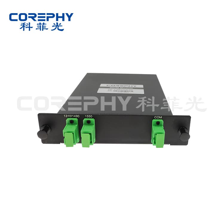FWDM Wavelength Division Multiplexer Transmit T1550R1310/1490 LGX Box Transmission Network SC/APC