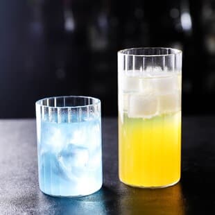 Borosilicate Glass Vertical Pattern Large Capacity Home Living Room Single Layer Juice Cocktail Water Drinking Glass Cup
