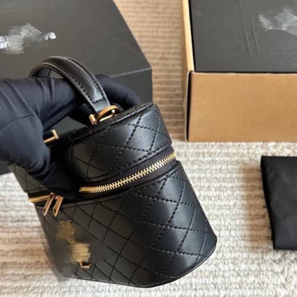 New Women's Handbag YSL-Style Fashion Diamond Quilted Square Box, Premium Cosmetic Bag Shoulder Bag