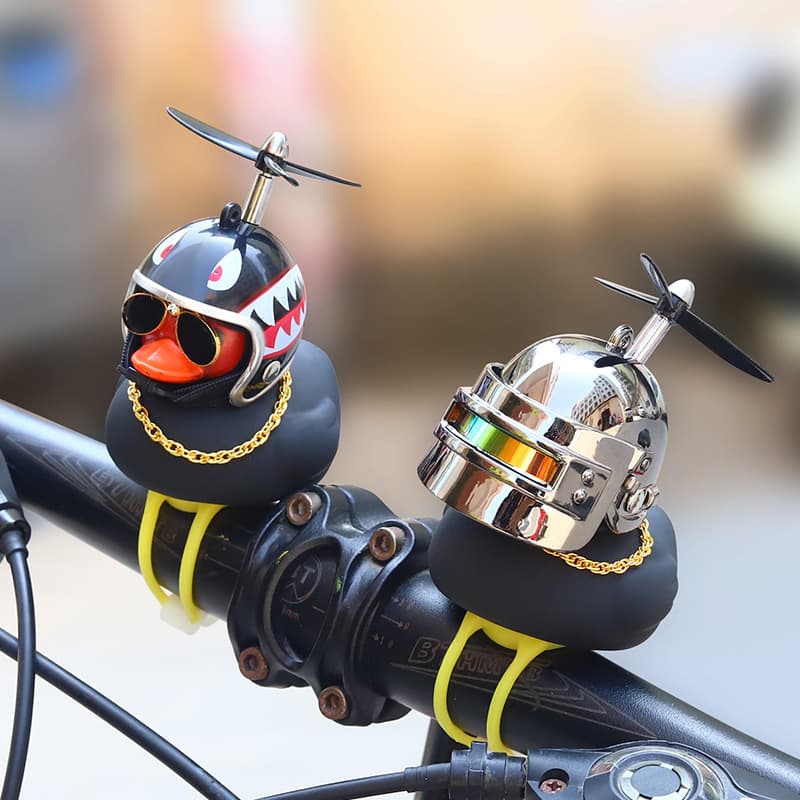 Helmet Duck Accessories for Car, Bicycle, Electric Scooter, Motorcycle - Little Yellow Duck Car Ornament Decoration
