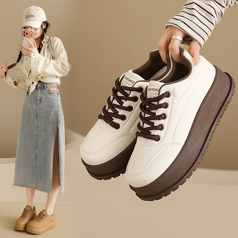 2026 white shoes for women spring new Korean version ins female students casual sports versatile sneakers street shooting P907