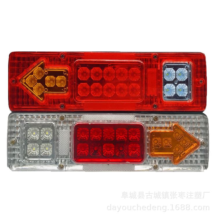 12v19led Car Rear Tail Light Truck Trailer Electronic Tail Light 24v Arrow Vehicle Accessories/tail Light/tail