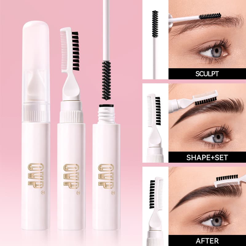 Cross-border OVP Eyebrow Gel Natural 3D Voluminous Brow Shaping Gel Refreshing Non-Sticky Quick-Dry Setting Gel