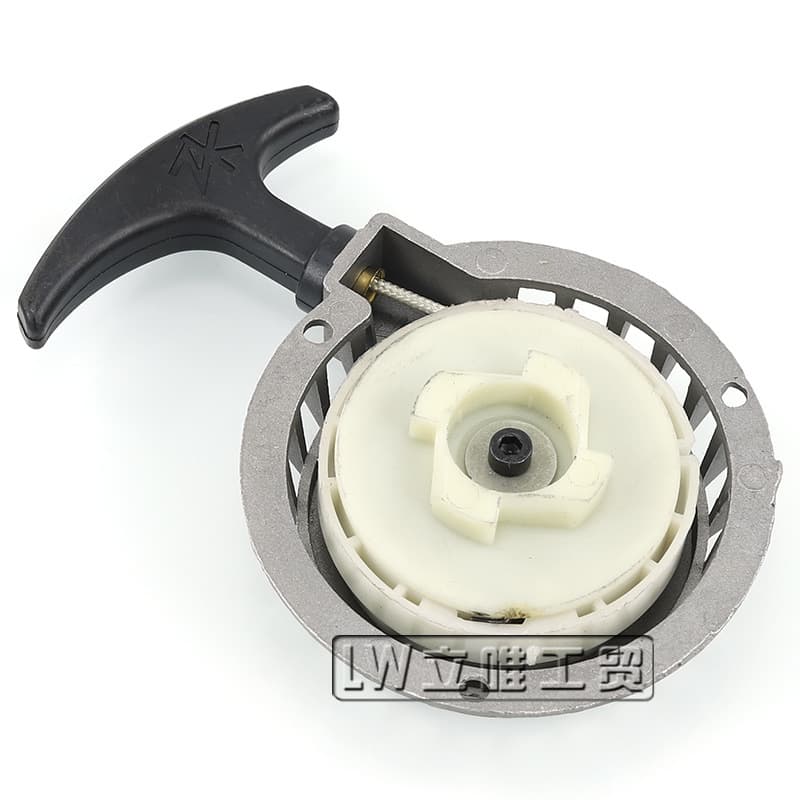 Mini Motorcycle Parts Recoil Starter 49CC Mini Sports Car Engine Aluminum Easy-Pull Disc 2-Stroke Starter Launcher