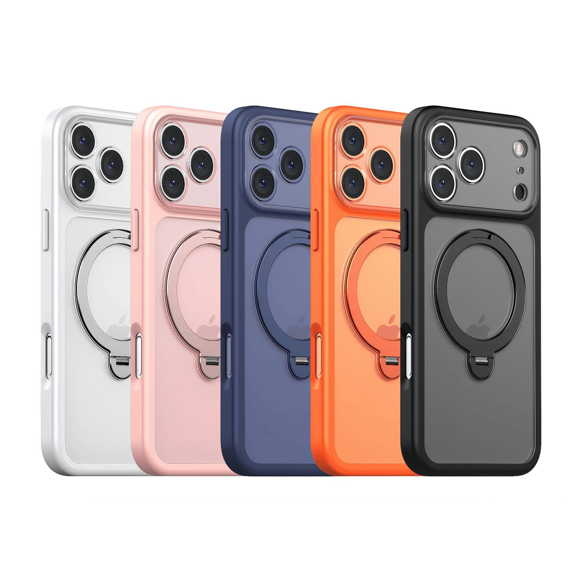 Compatible with iPhone 17 Case, Apple 17 Pro Rotating Fulcrum Case, Skin-Feel Apple 17 Pro Max Protective Cover