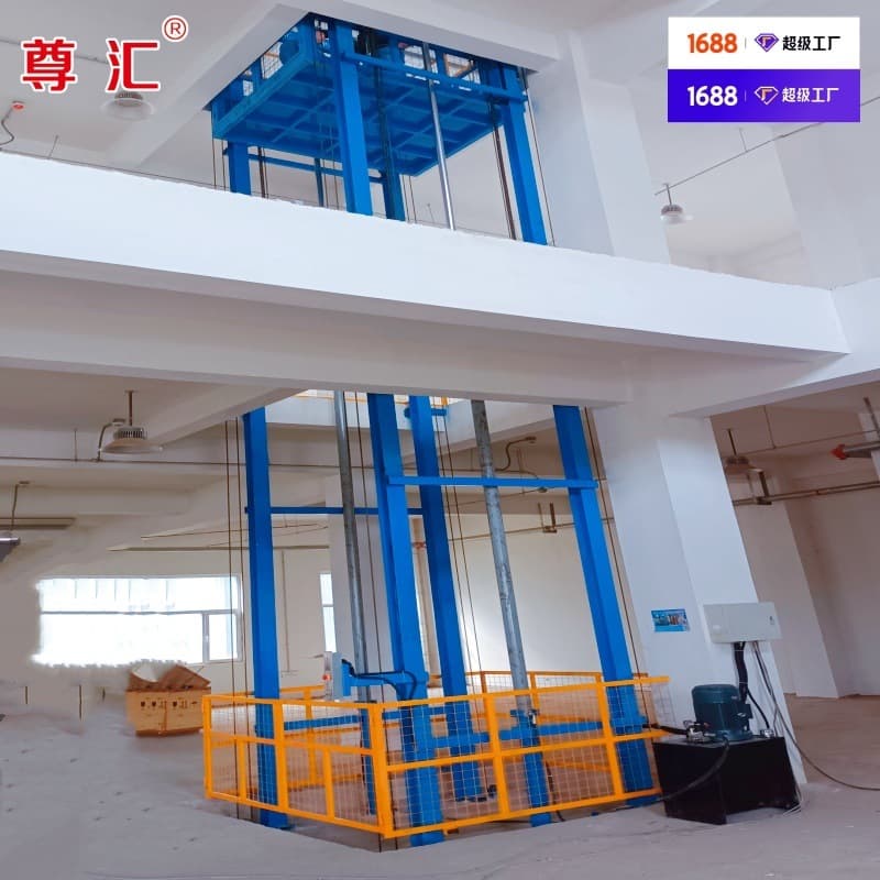 Factory Elevating Cargo Lift 1 Ton Electric Hydraulic Small Hoist Table Model 0.5 Ton Electric Lift
