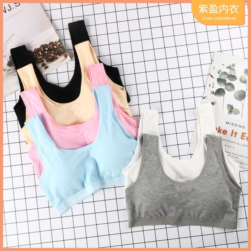 Developing Student Bra for Teen Girls, Middle and Primary School Underwear, New Women's Vest Style Wholesale