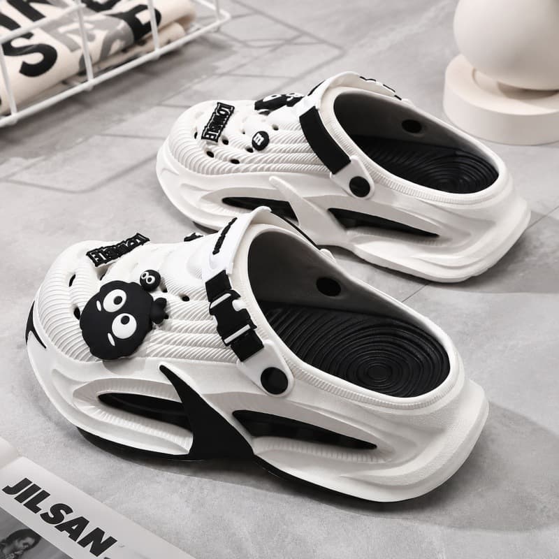Fashionable Men's Clog Sandals, Men's Hole Sandals, Summer Outdoor Sports Two-Way Beach Shoes