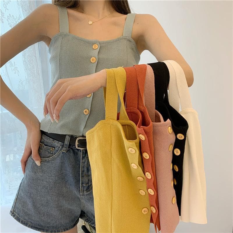 200 catties plus size women's bottoming MM small sling inner wear slimming new knitted vest women's fat MM slimming top